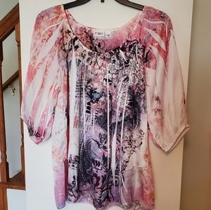 Cato brand flowy top size small